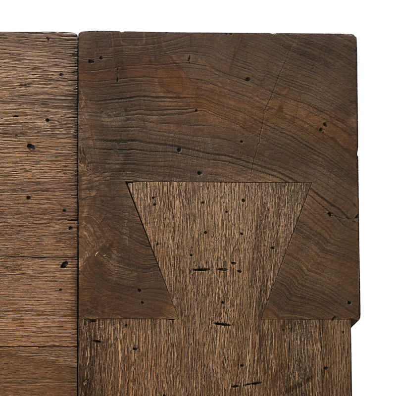 Abaso Dining Table, Rustic Wormwood Oak