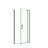 3236"W X 72"H Left And Right Opening Universal Pivot Shower Door, Open Outside, With 1/4" And 5/16" Tempered Glass And Matted Black Finish-124947144