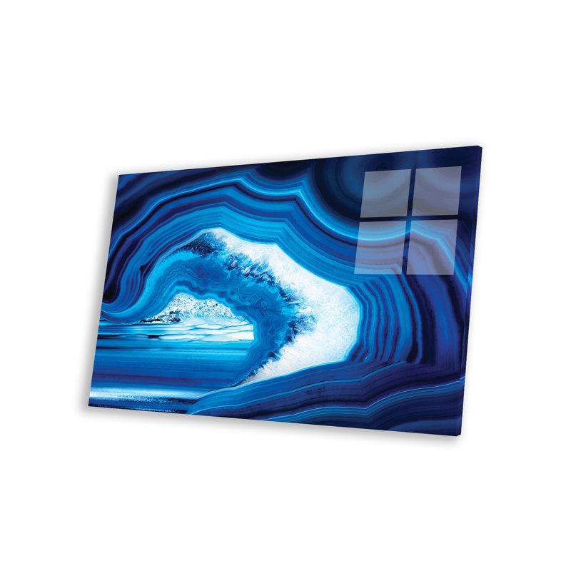 Indsey Slice Of Blue Agate par Philippe Hugonnard
