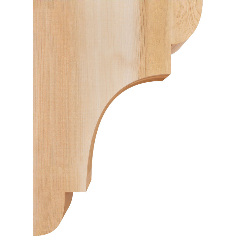 New Brighton Corbel, H 16 po x l 3,5 po x P 12 po, Cèdre rouge, Lisse