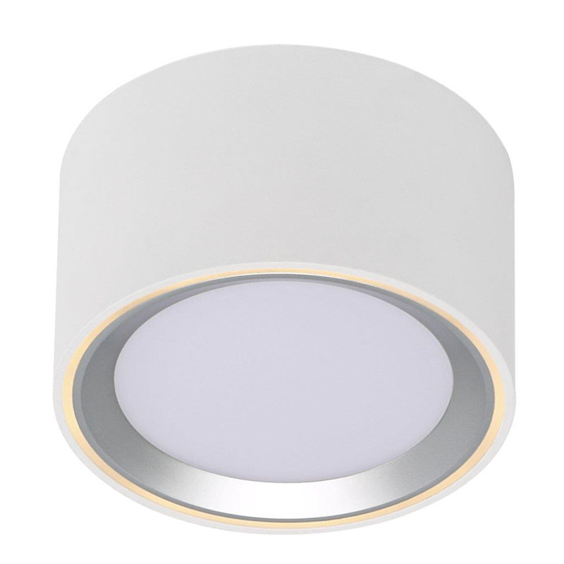 Fallon LED Flush Mount, 6cm H x 10cm W x 10cm D, Brushed Steel
