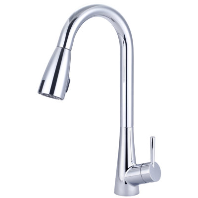 Robinet de cuisine à poignée simple sans contact avec accessoires