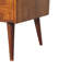 Table basse surélevée en châtaignier