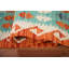 Tapis décoratif géométrique kilim oriental 4 x 6