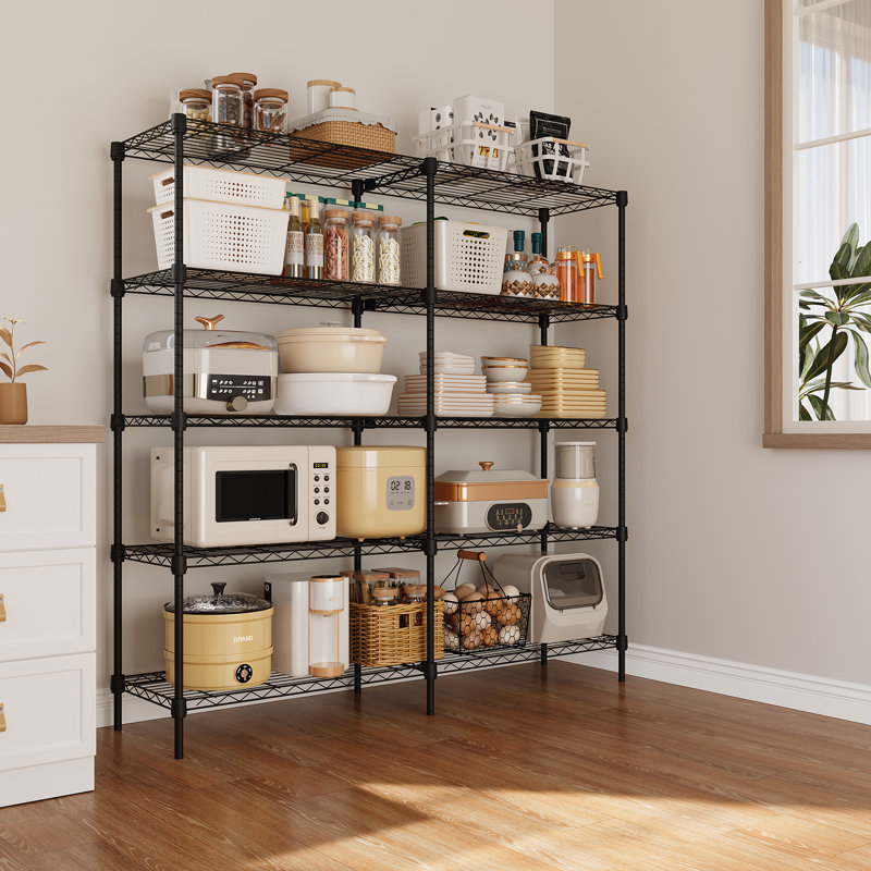 149.9cm W Metal Shelving Unit