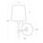 Mia Steel Armed Sconce