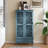 Anadia 55'' Tall Accent Cabinet with Openwork Carving Door and Solid Wood Legs Storage 2-Door Carved Wood Buffet Cabinet With Drawer-1316735372