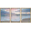 "Serene Beach Sunset Ocean and Sky Colors Modern Art Decor Living Room Office Office" 3 - Pièces-100780678-100780680