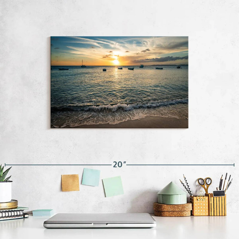 Gillard Curacao Gillard Sunset, H 8 po x l 12 po