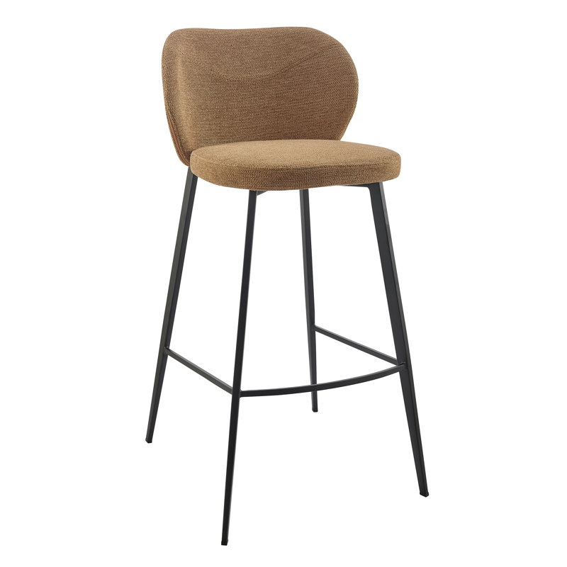 Tabouret de bar et de comptoir Granger, Tabouret de bar (siège d'une hauteur de 30,5 po), Brun