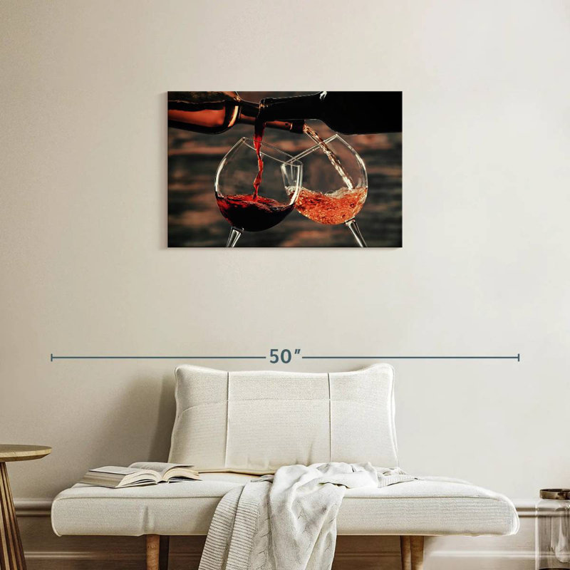 Yarlin versant du vin de bouteilles, H 20 po x l 30 po