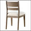 Ensemble de 2 chaises d'appoint en bois gris Modern Farmhouse, durables et confortables