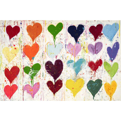 Messy Heart Print