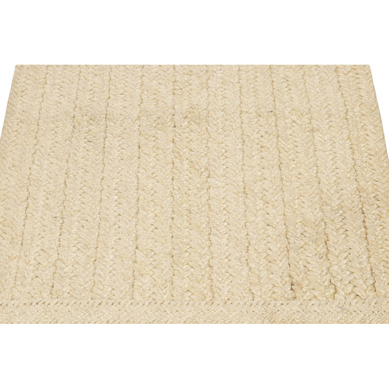 Wool Area Rug in White