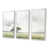 White Floater Framed