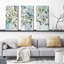 Painterly Spring - Ensemble de 3 peintures sur toile tendue-603149354