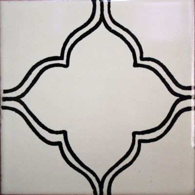 4.2" x 4.2" 9pcs TalaMex Adalia Mexican Clay Tile Handmade Talavera Backsplash Mosaic