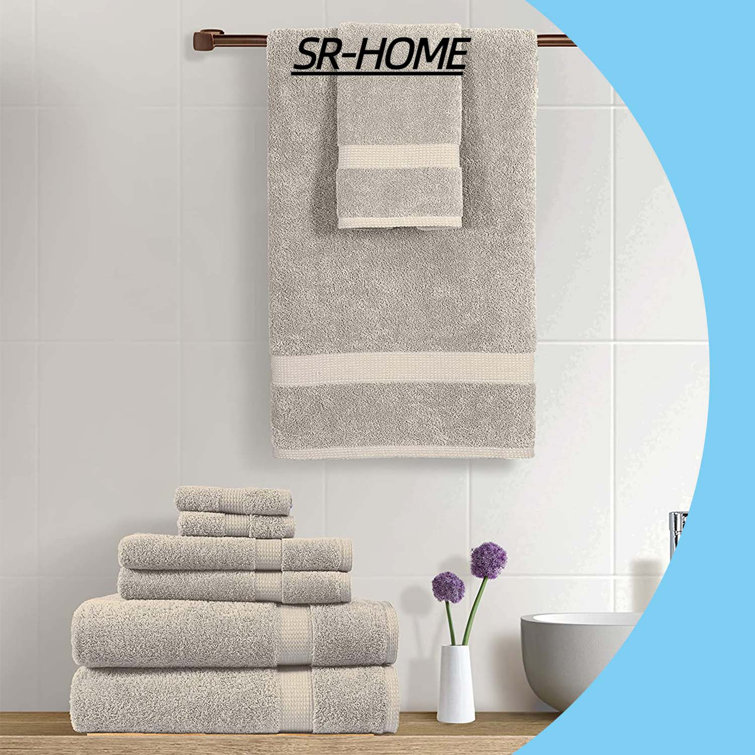 SR-HOME 100% Cotton Bath Towels