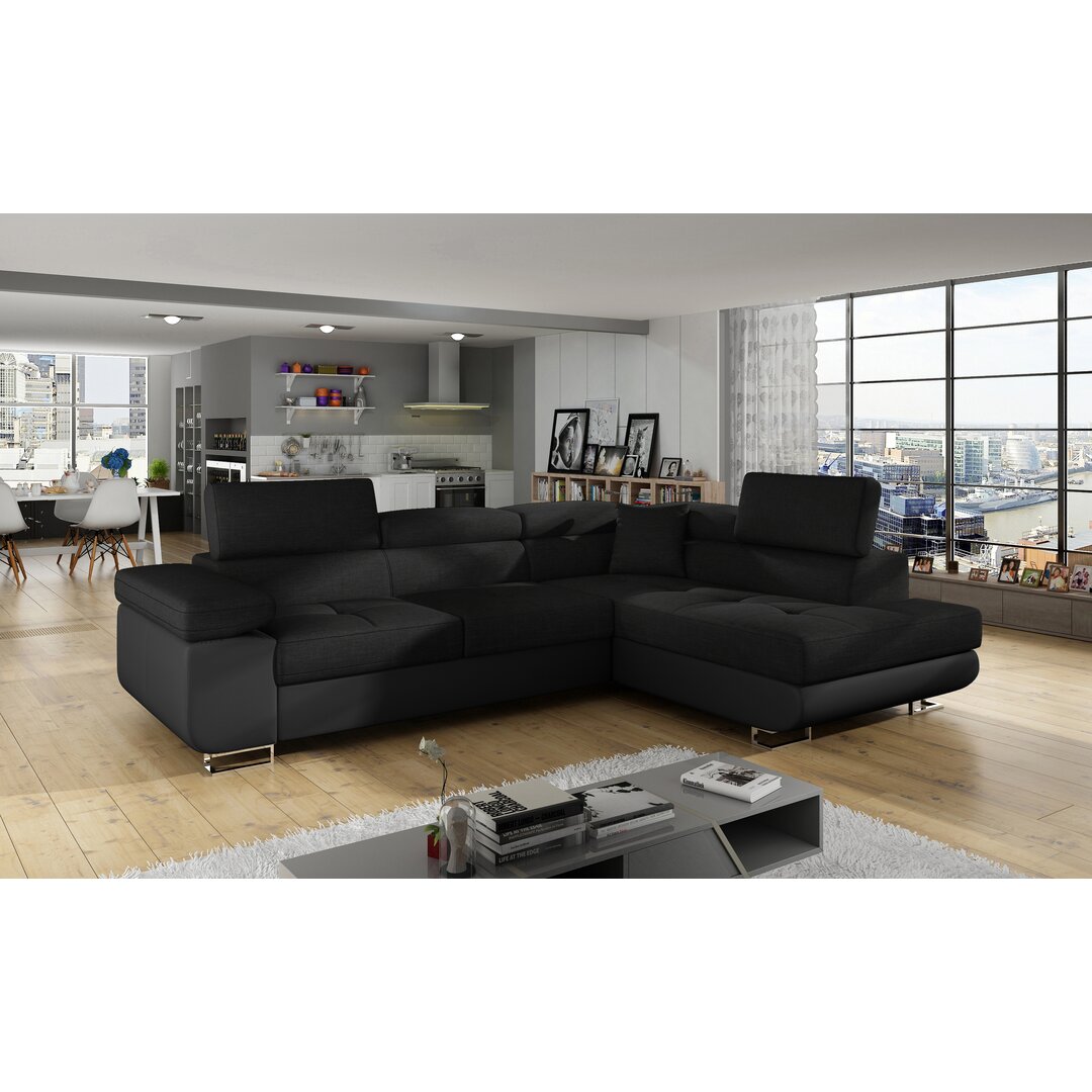 Ecksofa Gerardi mit Bettfunktion