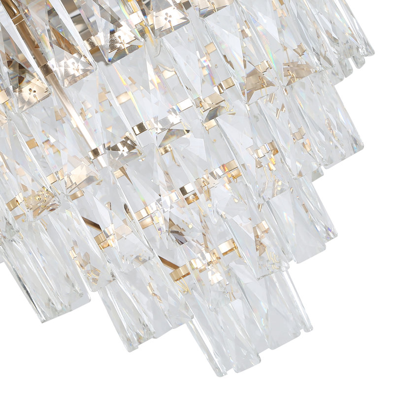 Lustre en cristal luxueux à 12 lumières Xela