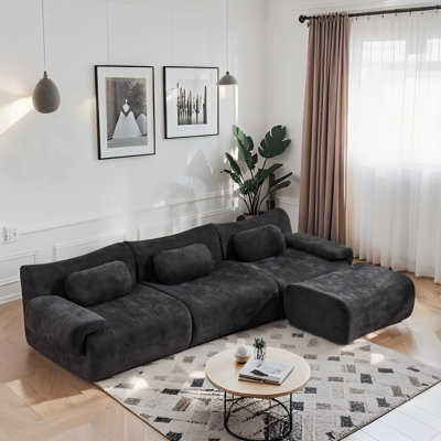 3+1 Seater Chenille Modular Sofa Set