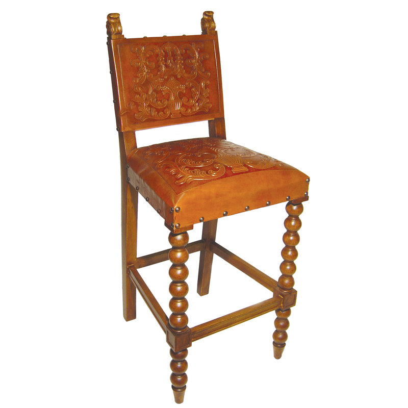 Tabouret de bar 30 po Ron, Rustic, Tabouret de comptoir (siège d'une hauteur de 26 p