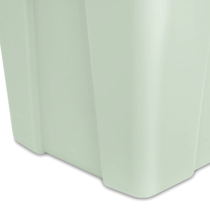 Sterilite 20 Gal Latch Tote Home Storage Organizer Bin w/ Handles, Mint, 18-Pack