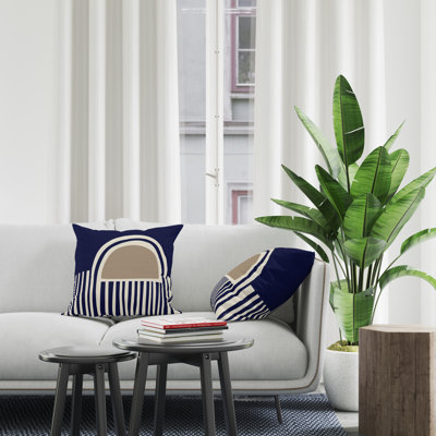 Jeté carré en polyester intérieur / extérieur