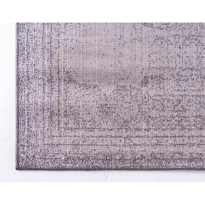 Tapis gris clair Kemira, Tapis de couloir 2 pi x 6 pi 9 po