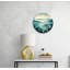 Horloge murale montagne - Silencieux, verre trempé, paysage naturel-528020858