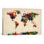 « map of the world (abstract paint) » par michael tompsett, reproduction d’art sur toile-10862264-73928113-73928114