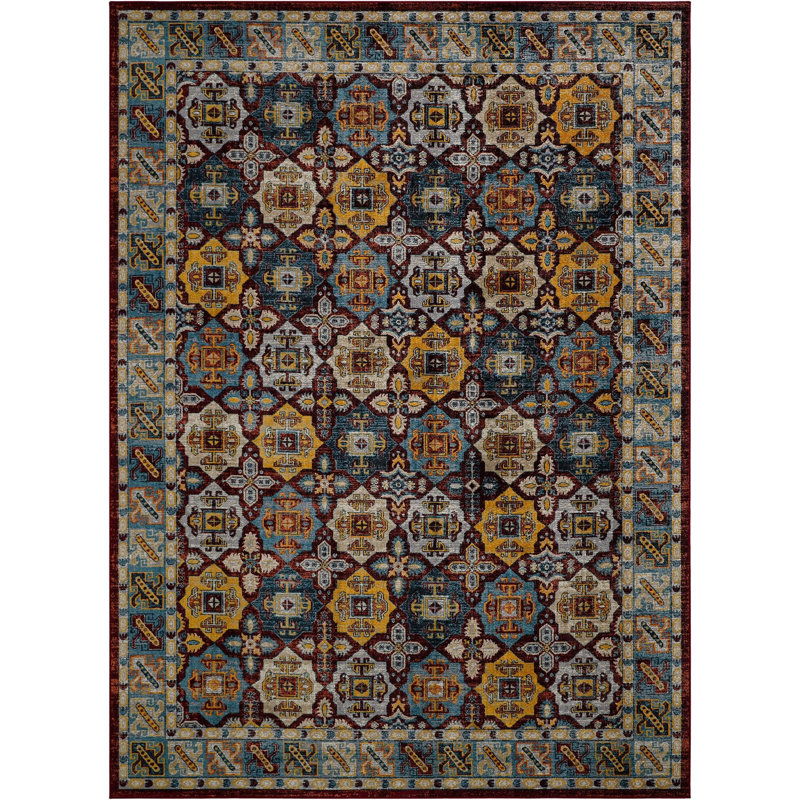 Taslin Rug, Multi, Rectangle 9' x 12'