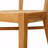 Outdoor Patio Dining Chair, Acacia Wooden With Light Brown PE Wicker