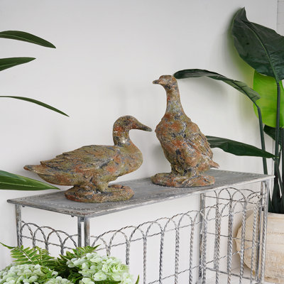 12x8.3x23"  Farmhouse Duck Figurine