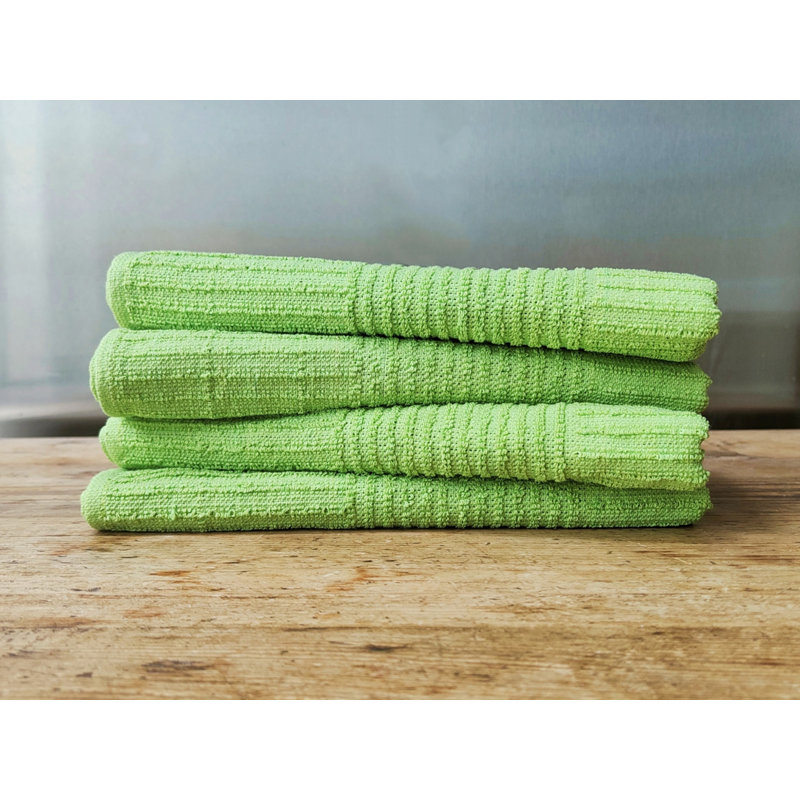 Jacquard Tea Towel Kitchen Towel, Green