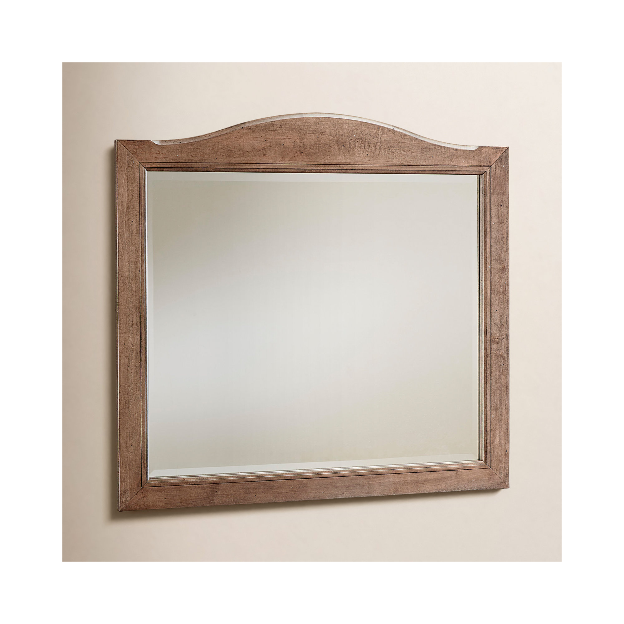 Westin Solid Wood Arch Dresser Mirror, Natural