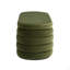 Banc de rangement ovale rembourré 49 po, velours performance vert olive-1746737127