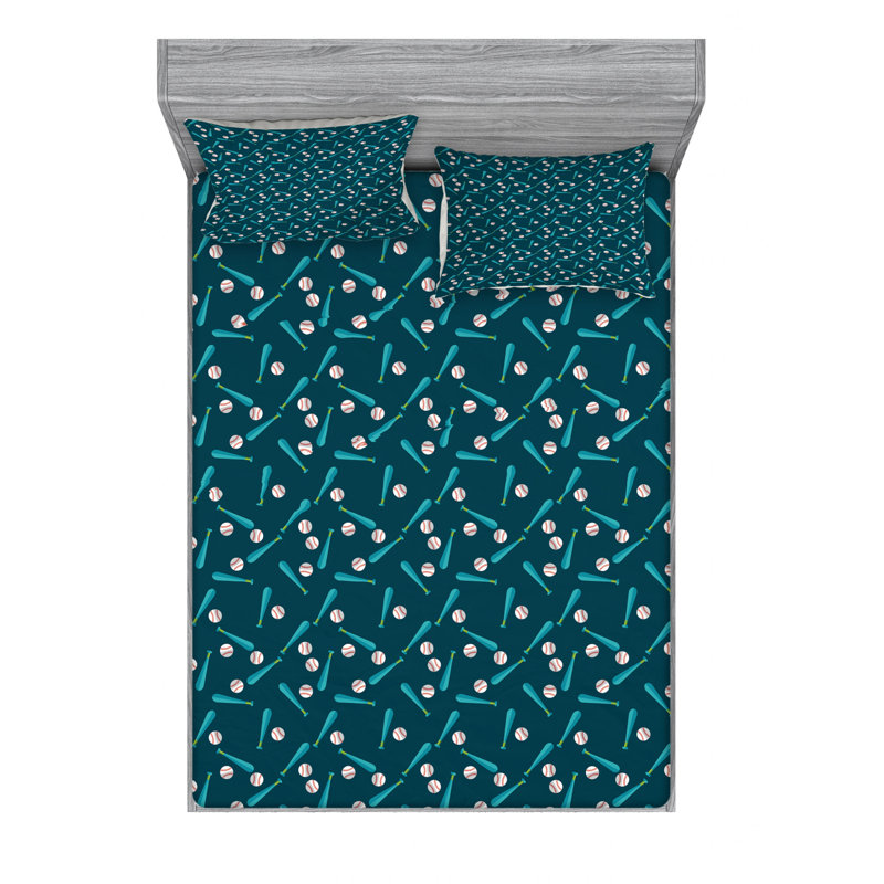 Microfiber Sheet Set, Queen Sheet Set with Fitted Sheet