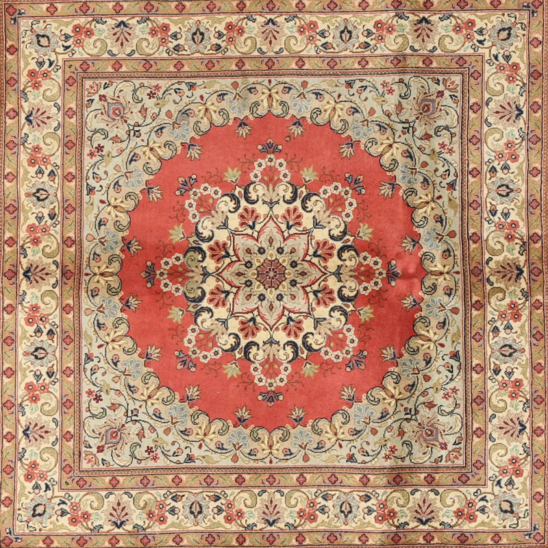 Oriental Indoor Rug, Square 3'