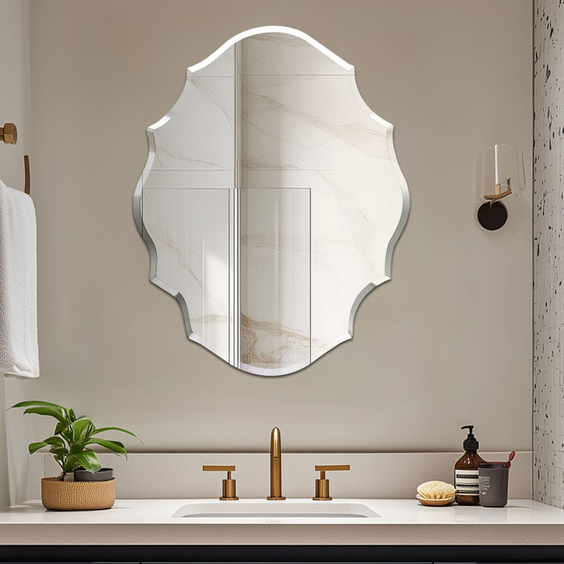 Cantrall Flat Wall Mirror, 81.30cm H x 63.50cm W