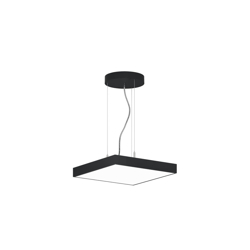 Jazz Pendant Square - 16" W - Direct - Black, 16, Black, 1470