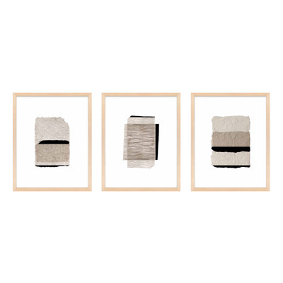 Zinfandel "Fiber" 3-Piece Print Set