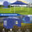 180" W x 118" D Pop Up Canopy Tent Heavy Duty with 4 Sidewalls, Waterproof Party Tent, Easy Set-up Commercial Instant Tents-103979204