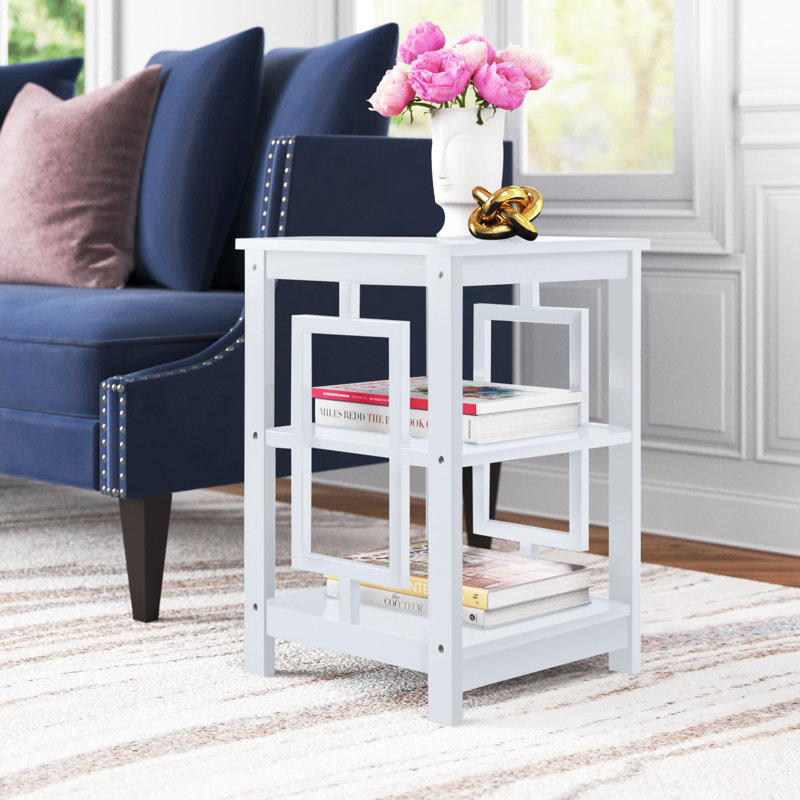Table de bout Carmeline, Blanc