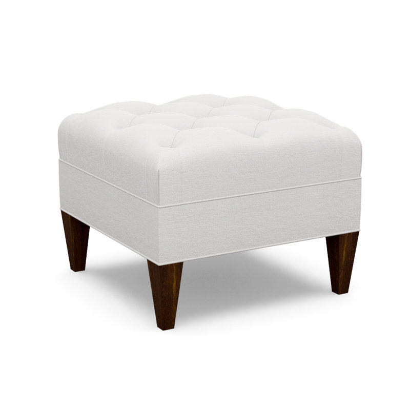 Square Ottoman, Walnut, 9637-80