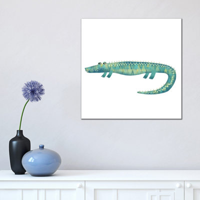 Alligator by Nic Squirrell - Print on Canvas