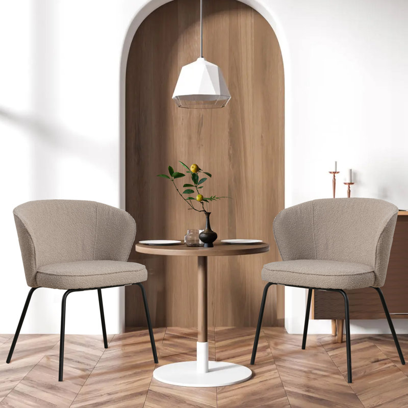Dashanda 19.3'' H Upholstered Metal Side Chair