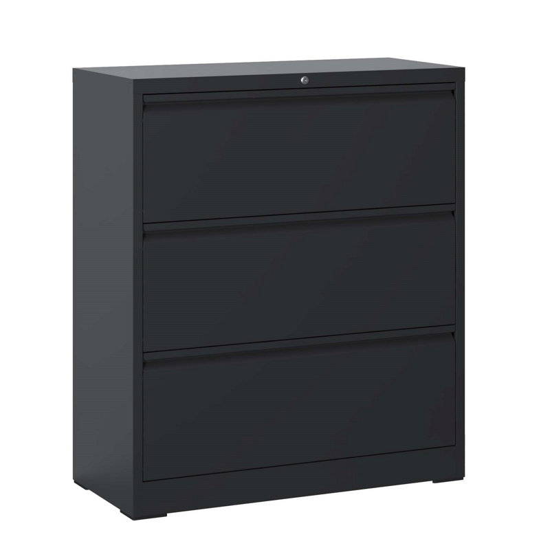 Office Storage Cabinet, File Cabinet With 3 Drawers, Filing Cabinet With Lock, Lockable Office Cabinet, Lateral Filing Cabinet For Storage