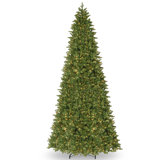 Ridgewood Spruce Slim Tree with Dual Color LED Lights