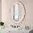 White Wash Beaded Wooden Frame Farmhouse Wall Mirror, Rustic Decorative Mirror for Living Room Bathroom Entryway-1484941854